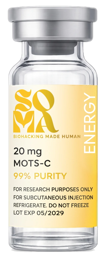 Vial de MOTS-C 20 mg — línea ENERGY