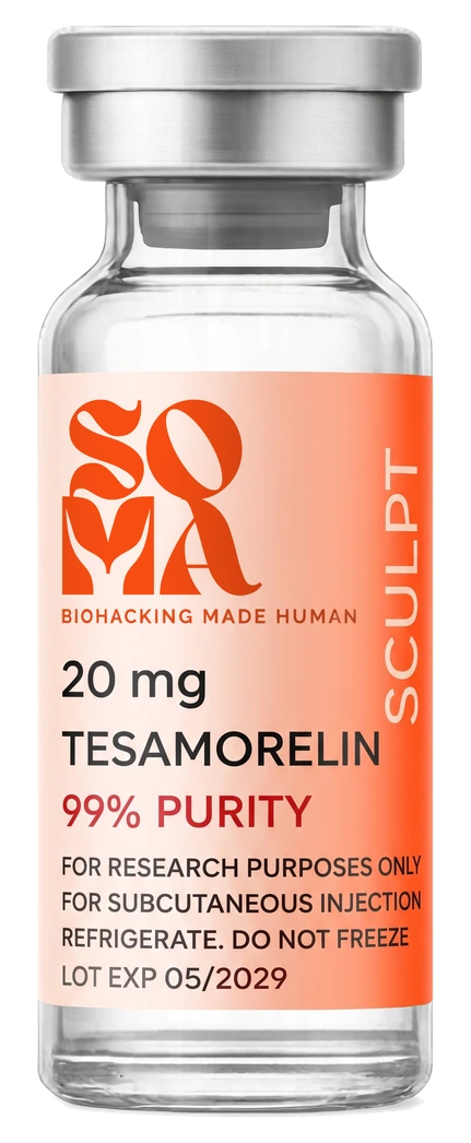 Vial de Tesamorelin 20 mg — línea SCULPT